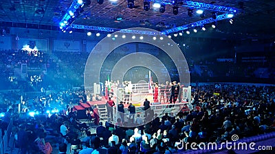 Boxing match Editorial Stock Photo