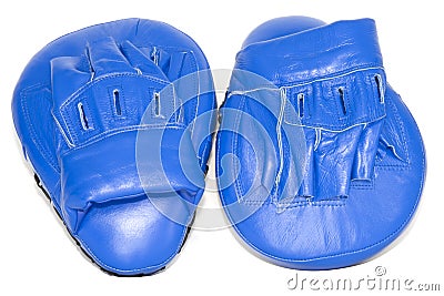 Boxing Mitts Stock Photo