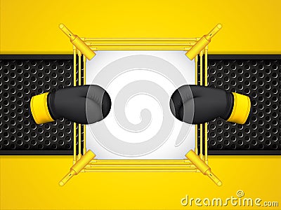 Boxing poster Vector Illustration