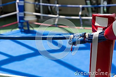 Boxing ring Stock Photo