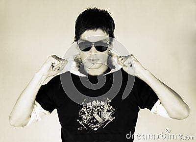 Boy fashion style Stock Photo