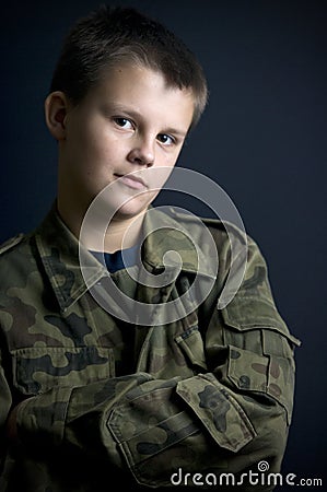 Boy scout Stock Photo