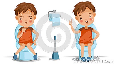 Children toilet seat Vector Illustration