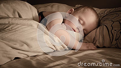 A boy Sleeping. Stock Photo