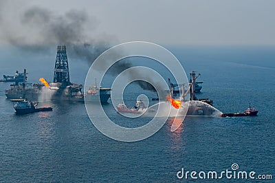 BP Deepwater Horizon Oil Spill Editorial Stock Photo