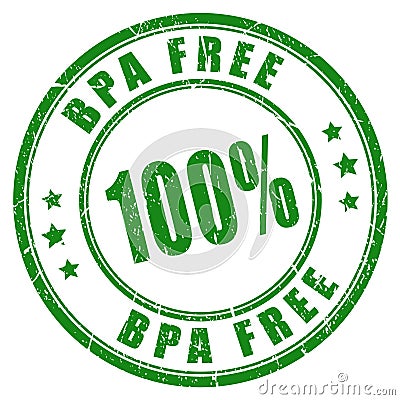 Bpa free stamp Vector Illustration