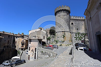 Bracciano, Italy Orsini Castle in Bracciano Editorial Stock Photo