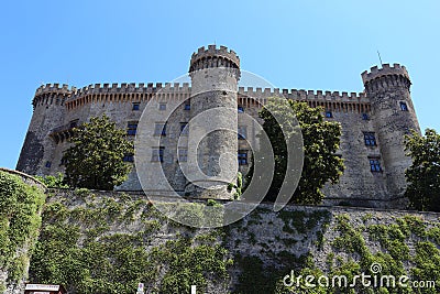 Orsini Castle view in Bracciano Editorial Stock Photo