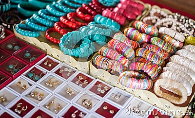 Bracelet women Many colors Stock Photo