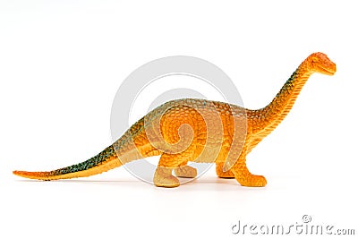 Brachiosaurus dinosaur toy model Stock Photo