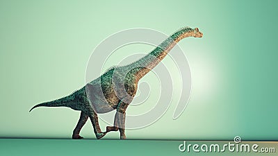 Brachiosaurus in the studio Stock Photo