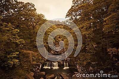 Bracklinn falls Stock Photo