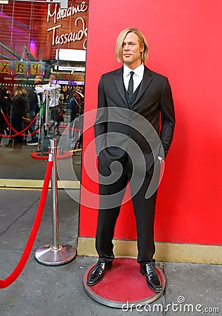 Brad Pitt In Wax Editorial Stock Photo