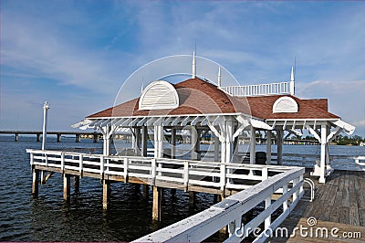 Bradenton Beach Historic Pier Stock Photo