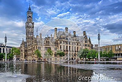 Bradford City Hall Stock Photo