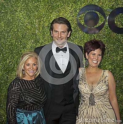 Bradley Cooper Arrives at 2015 Tony Awards in New York City Editorial Stock Photo