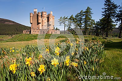 Braemar Castle, Aberdeenshire, Scotland Stock Photo
