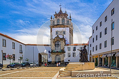 Capela da Nossa Senhora da Torre tower in Braga city historical centre Editorial Stock Photo