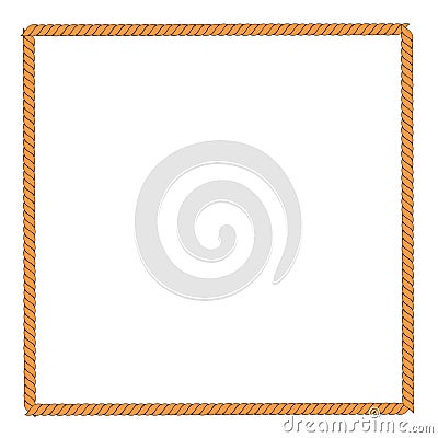 Braided cord Vector Illustration