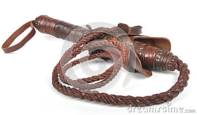 Braided Whip Stock Photo