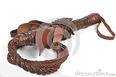 Braided Whip Stock Photo