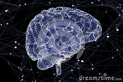 Brain activity Cartoon Illustration