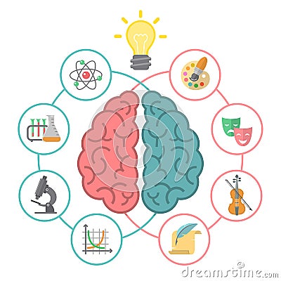 Brain Concept Vector Illustration