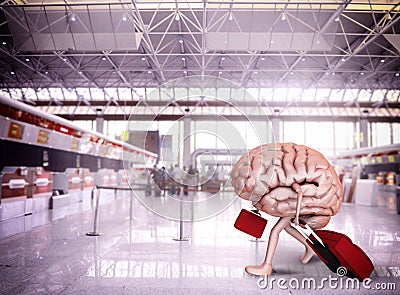 Brain escape Stock Photo