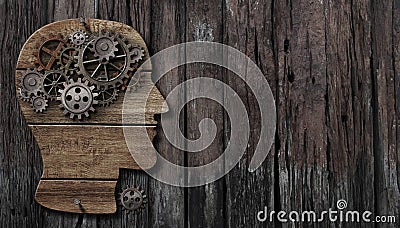 Brain function, psychology, memory or mental activity concept Stock Photo