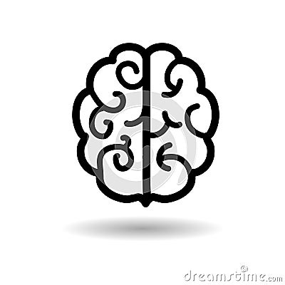 Brain icon Vector Illustration