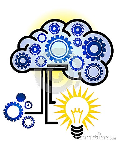 Brain Idea Icon Vector Illustration