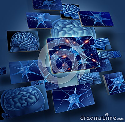 Brain Neurons Concepts Stock Photo