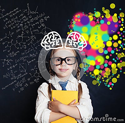 Brain storming and creativity education concept Stock Photo