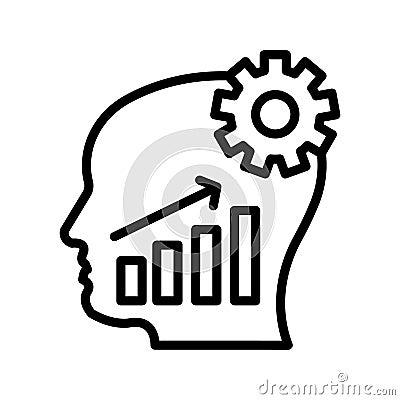 Brain thinking level Isolated Vector icon which can easily modify or edit Brain thinking level Isolated Vector icon which can eas Vector Illustration