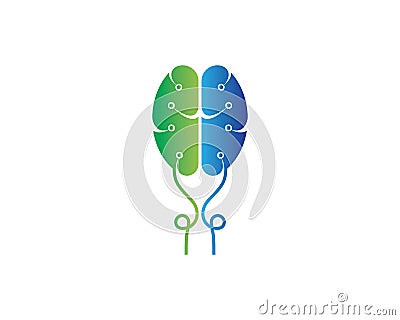brain vector illustration design Vector Illustration