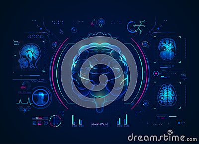 BrainScan2 Vector Illustration