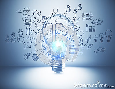 Brainstorm concept Stock Photo