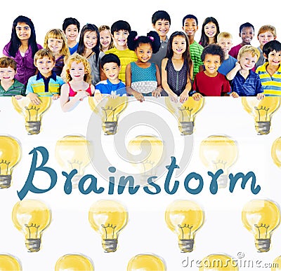 Brainstorm Ideas Creativity Imagination Inspiration Concept Stock Photo