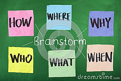 Brainstorm Stock Photo