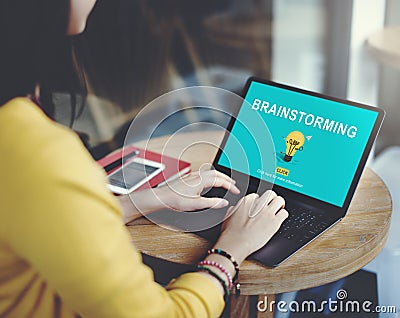 Brainstorming Ability Creating Creative Ideas Concept Stock Photo