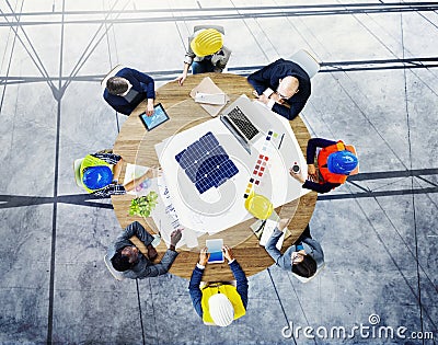 Brainstorming Planning Partnership Strategy Workstation Business Stock Photo