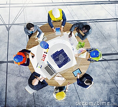 Brainstorming Planning Partnership Strategy Workstation Concept Stock Photo