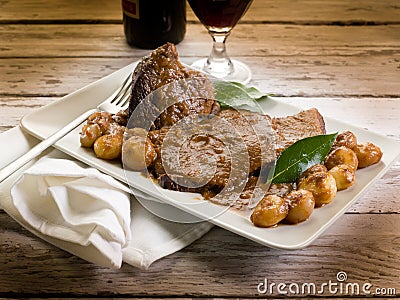 Braised meat Stock Photo