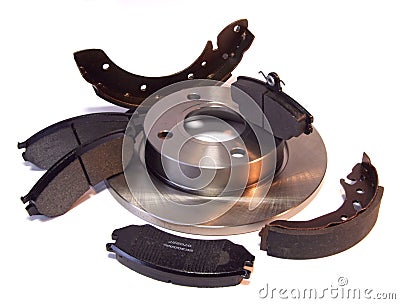 Brake parts Stock Photo