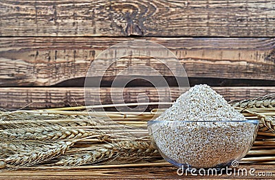 Bran bowl wall ears Stock Photo