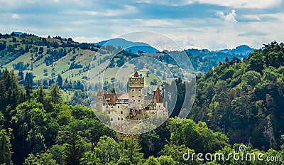 Bran Castle - Count Dracula's Castle, Romania Stock Photo