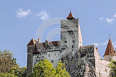 Bran Castle - Count Dracula`s Castle, Romania Stock Photo