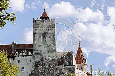 Bran Castle - Count Dracula`s Castle, Romania Stock Photo