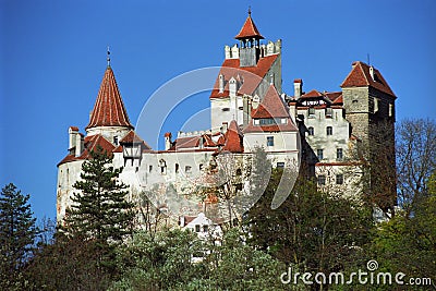 Bran Castle - Dracula's Castle Stock Photo