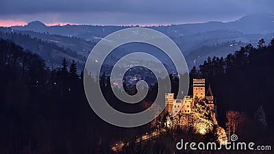 Bran Castle , Romania , Transylvania Stock Photo